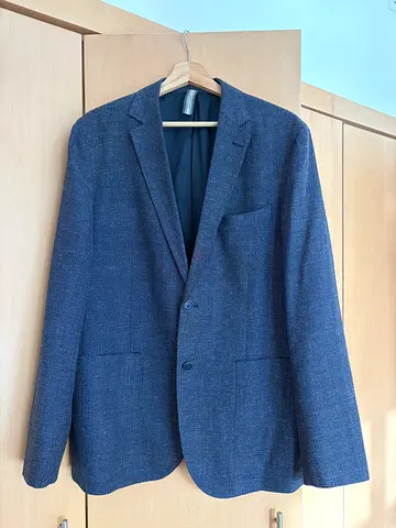 Sacoor One navy blue suit blazer - 54 inch