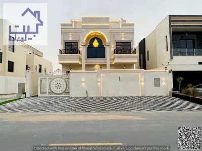 For sale : Luxury classic villa in Al Zahia _ Ajman (2 floors + roof) Includes registration fees _ Prime location near Sheikh Mohammed bin Zayed Road