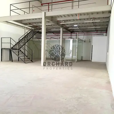 Warehouse for 3500 sqft with office and mezzanine rent 150k