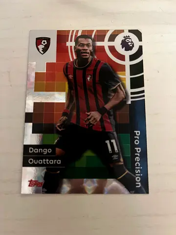 Pro Precision Premier League football trading card (holographic)