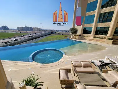 Luxury 1bhk apartments with balcony 2bathroom wardrobes Gam and pool parking