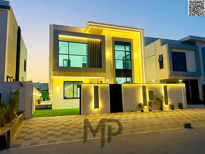 فيلا بسعر شامل رسوم التسجيل والتمليك على الشارع الرئيسي جاهزة للسكن في أرقي مناطق عجمان تملك حر لجميع الجنسيات