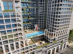 FULL OPEN VIEW STUDIO IN MAWJAN RESIDENTS FOR SALE ON INSTALLMENT PLAN WITH 73,000 AED Down Payment 