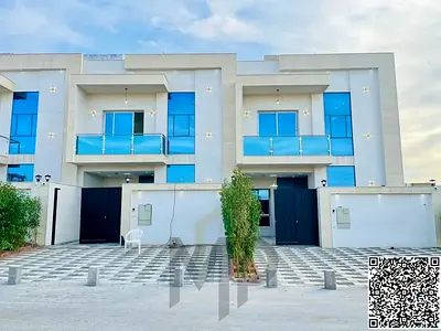 Two floors and a rooftop at a bargain price, including registration and ownership fees, on the main street, ready to move in, in one of Ajman's most p