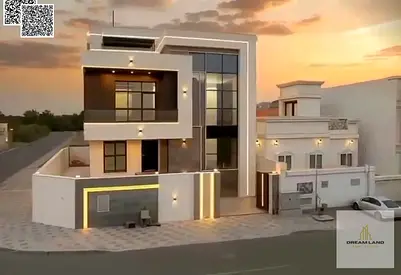 فيلا بسعر شامل رسوم التسجيل والتمليك على الشارع الرئيسي جاهزة للسكن في أرقي مناطق عجمان تملك حر لجميع الجنسيات