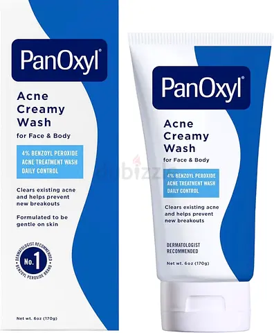 PanOxyl Acne Creamy Wash 4% Benzoyl Peroxide - 170g (New)