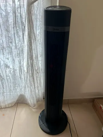 Midea Black Tower Fan - Working, Good Condition