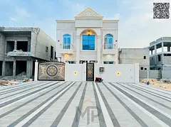 Classic design villa | High-end finishing | Large setback 20 meters | 5 rooms, majlis, 2 halls and m