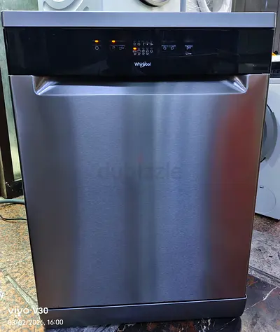 Free delivery Whirlpool Stainless Steel Freestanding 2 rack Dishwasher