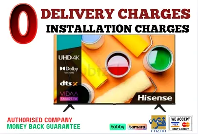 Hisense 43 inch TV Smart-4K/ Brand New 1 Year Warranty