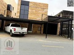 For rent: Brand new villa in Al Bahia area. 6 master bedrooms, 2 living rooms, a majlis (formal sitt