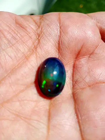 Black Opal Cabochon (Loose Gemstone)