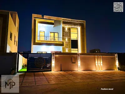 Villa for sale | ajman| al helio2 | 4 master rooms, majlis, hall, maid room, roof| freehold | 0 registration fees | negotiable price.