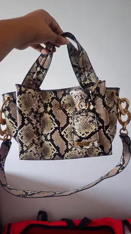 Stylish Snake Print Guess brand Handbag