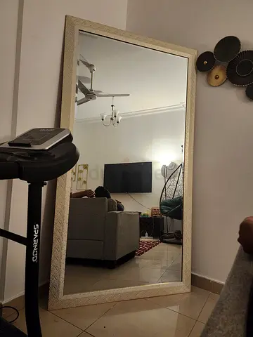Large Full-Length Framed Mirror — Good Condition