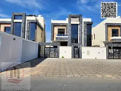 Villa for sale in Al Zahiyah, Ajman. Modern design, ground floor, first floor, and roof (5 master be