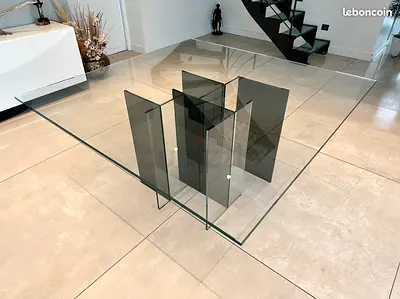 ROCHE BOBOIS DIAPO end table coffee centre side table luxury designer W80 D80 H55 cm