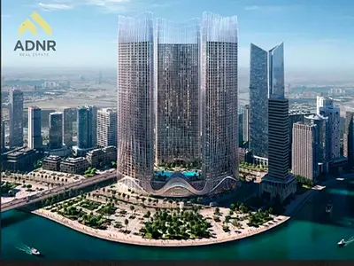 شقة بغرفة نوم واحدة | برج بن غاطي سكاي رايز A | إطلالات على البرج والقناة | خيار مفروش