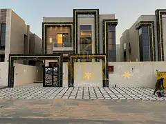 Two-story villa with a rooftop for sale in Ajman, Al Helio 2, with an area of ​​280 square meter