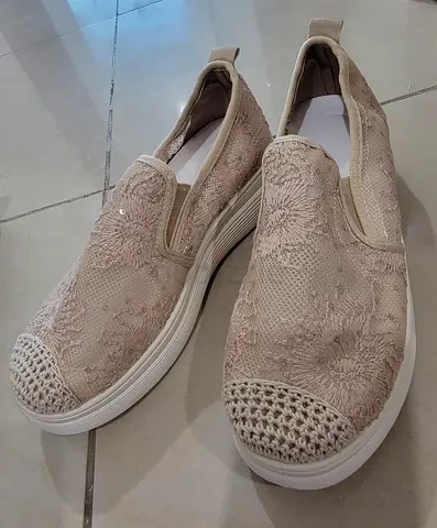 Beige shoes
