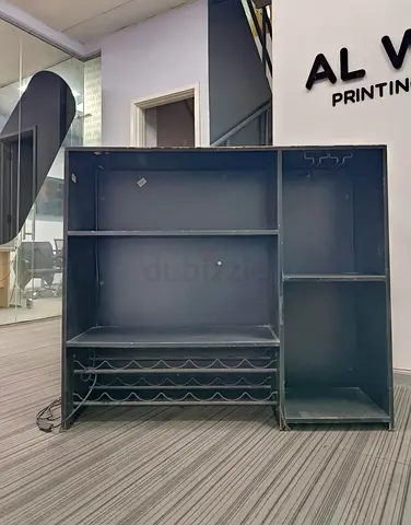 Black Wooden Storage Cabinet