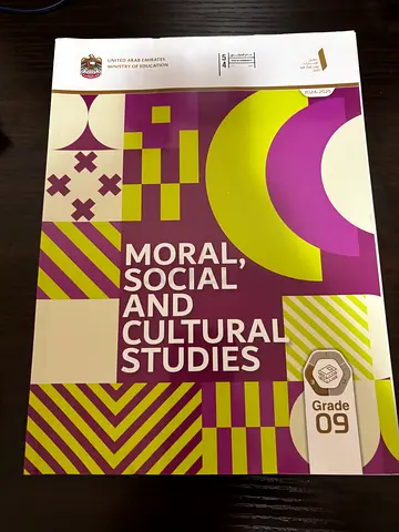 Grade 9 Moral, Social  Cultural Studies Textbook (UAE Curriculum) VOLUME 3