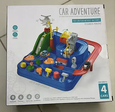 Temi kids car adventure race track toy