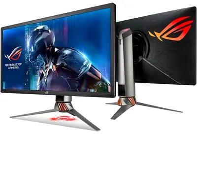 ASUS ROG Swift PG27UQ is a 27-inch 4K UHD (3840x2160) gaming monitor featuring a 144Hz refresh rate,