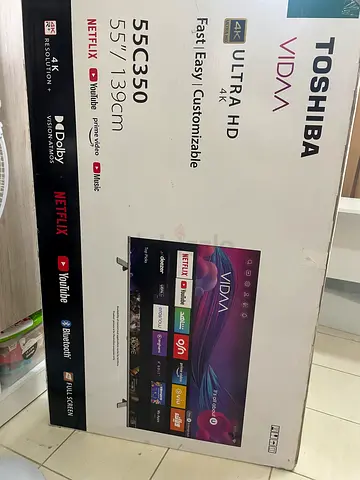 Toshiba ultra HD 4k  55” tv.