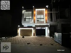 Townhouse for sale in Ajman| Helio2 | 3 main rooms, sitting room, hall, maid’s room, roof Freehold