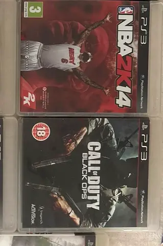 PS3 NBA 2K14, and Call Of Duty Black Ops 1