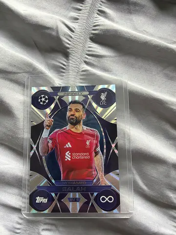 Topps UCL Mohamed Salah Infinity Card - Rare Insert