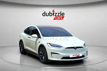 AED 4634/month | 2024 Tesla Model X Plaid | GCC Specs | Ref#446756