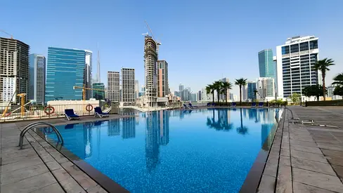Churchill Residence Tower - 1 B/R - Large Apartment - Canal View - Rent - 72-K Only.
