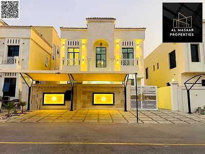 Electricity, water, and air conditioning included. Take advantage of this opportunity and own one of the most beautiful villas in Ajman, with an elega