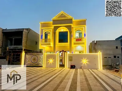 فيلا فاخرة في **الزاهية – عجمان** جاهزة للسكن الفوري بتشطيبات راقية ومساحات واسعة. **تمليك حر لجميع الجنسيات*