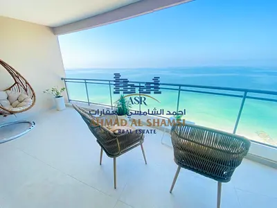 Fully Renovated 3BR + Maids Room || Direct Beach View || Chiller Free || Private Beach Access || All Amenities Free