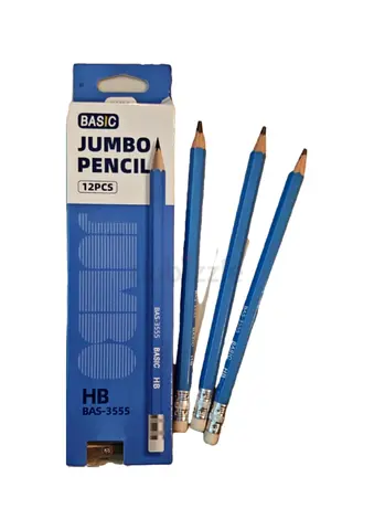 Basic Jumbo Pencil 12 PCs pack