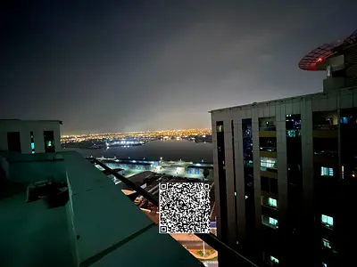 For sale: One bedroom and living room in Ajman, Orient Towers, overlooking the creek, large area