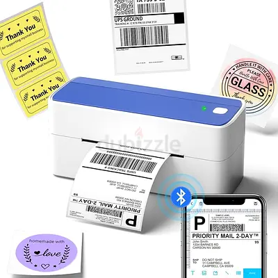 Phomemo Bluetooth Shipping Label Printer, 241BT 4X6 Thermal Label Maker for Shipping Packages