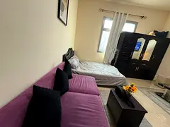 Furnished studio in Al Nakheel 2 near Ajman Corniche, all bills included, clean and ready to move in