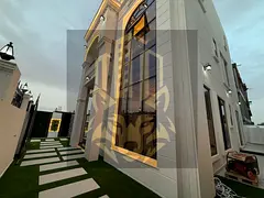 Villa for rent in Al Helio 2, Ajman. First tenant, classic design, 6 master bedrooms, majlis, 2 hall