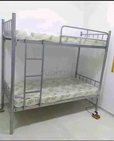 Metal Bunk Bed for 2 with Mattresses - Good Condition