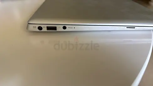 Slim silver laptop - used, working condition