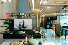 Furnished 2BR Apartment | Samana Waves 2 | Pool &amp; City Views