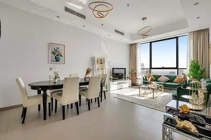 Fully Furnished 2-Bedroom Apartment for Rent in Mamzar, Sharjah – La Plage Tower