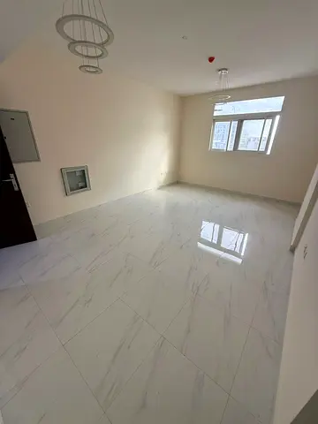 Two bedrooms and hall- Al Jurf 3 - 2 bathrooms - Central air conditioning - Large area - Families