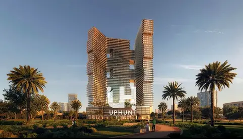 Studio Apartment | Binghatti Skyterraces | Balcony | Pool & Park Views