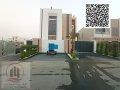 For sale, a villa in Ajman Al Helio, 4 master rooms, a Majles room, a hall, and a maid’s room, fre