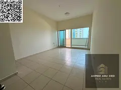 Sea View 1 Bedroom Apartment for Rent in Ajman One Towers Al Rashidiya 3 – Open Kitchen Balcony 